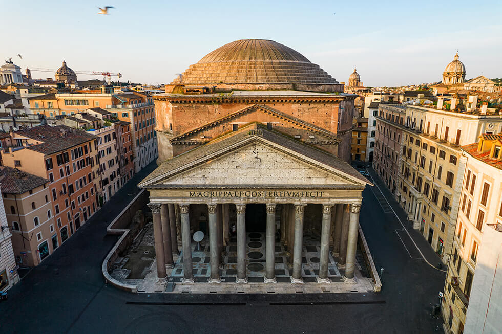 Pantheon in Rome. (credits: https://www.pantheonroma.com/home-eng/