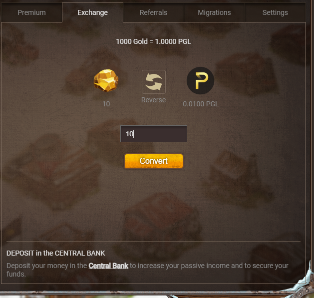 Prospectors exchange