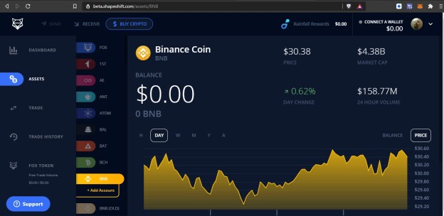 ShapeShift Decentralized Exchange