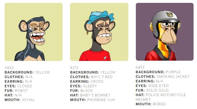 Bored Ape Yacht NFT: 3 Apes