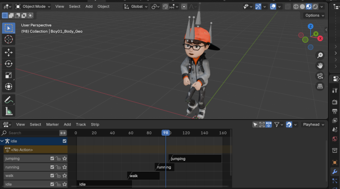 animated character 3d