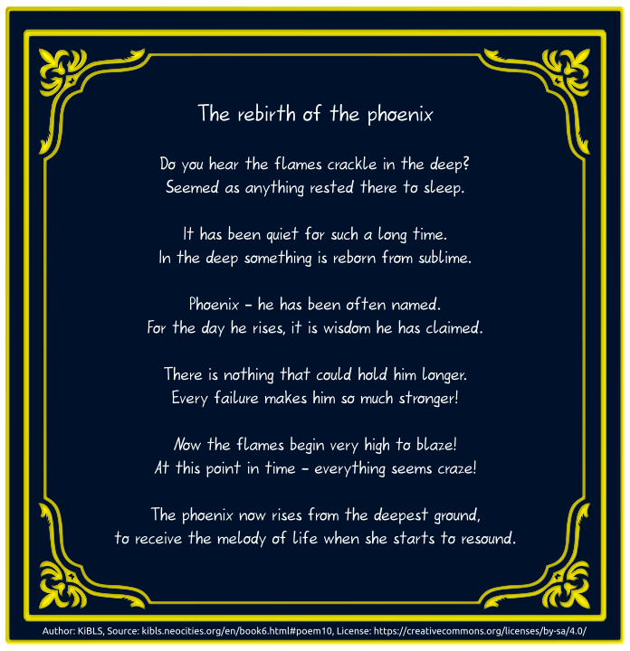 The rebirth of the phoenix