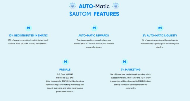 Brand New Project Automatic Bsc Reflection Token That Pays Out In Matic Every Hour