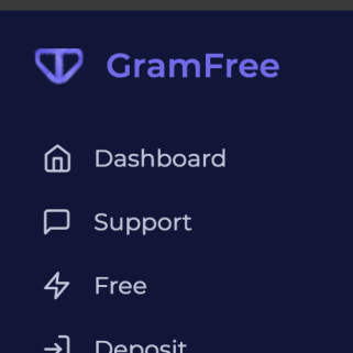 GramFree Menu