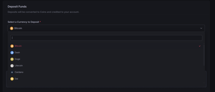 New deposit options