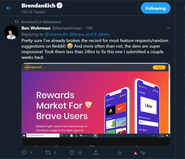brendan eich twitter