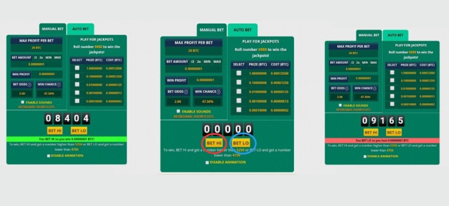MULTIPLY BTC BET HIGH Vs BET LOW