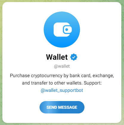 Telegram wallet