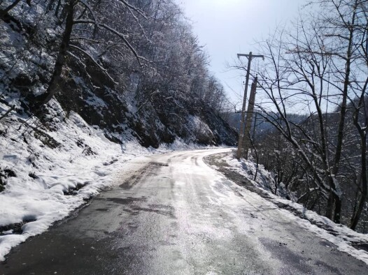 We Passed The Blossoms &amp; Reached The Frozen Mountain Road