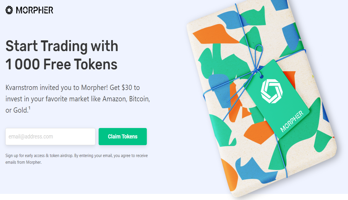 Morpher Airdrop Review 1000 free tokens