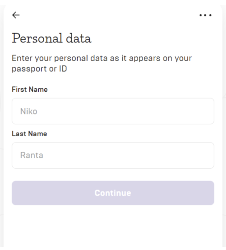 Personal Data StealthEX