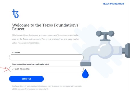 Faucet needs phone number now, wtf...