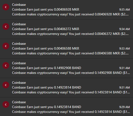 CB earn proof