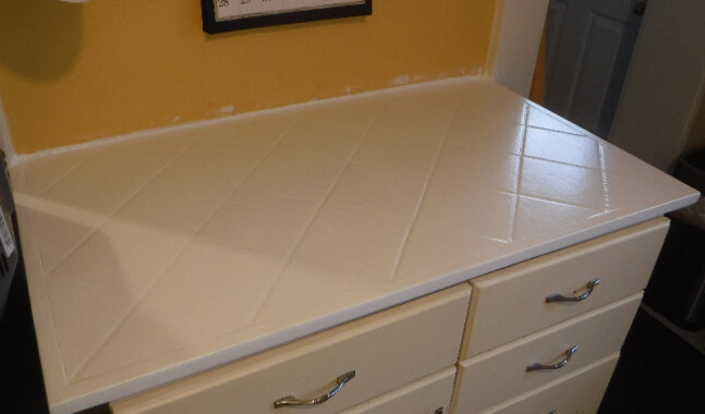 paint over ceramic tiles middle countertop 2