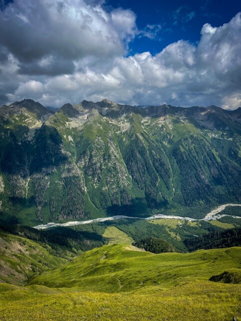 In the mountains