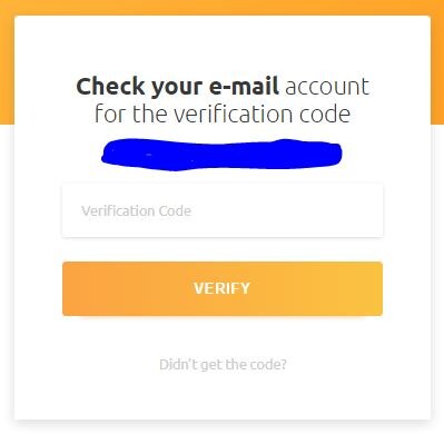 Verify your Email