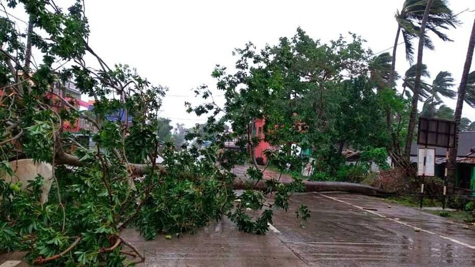 View of West Bengal after Amphan