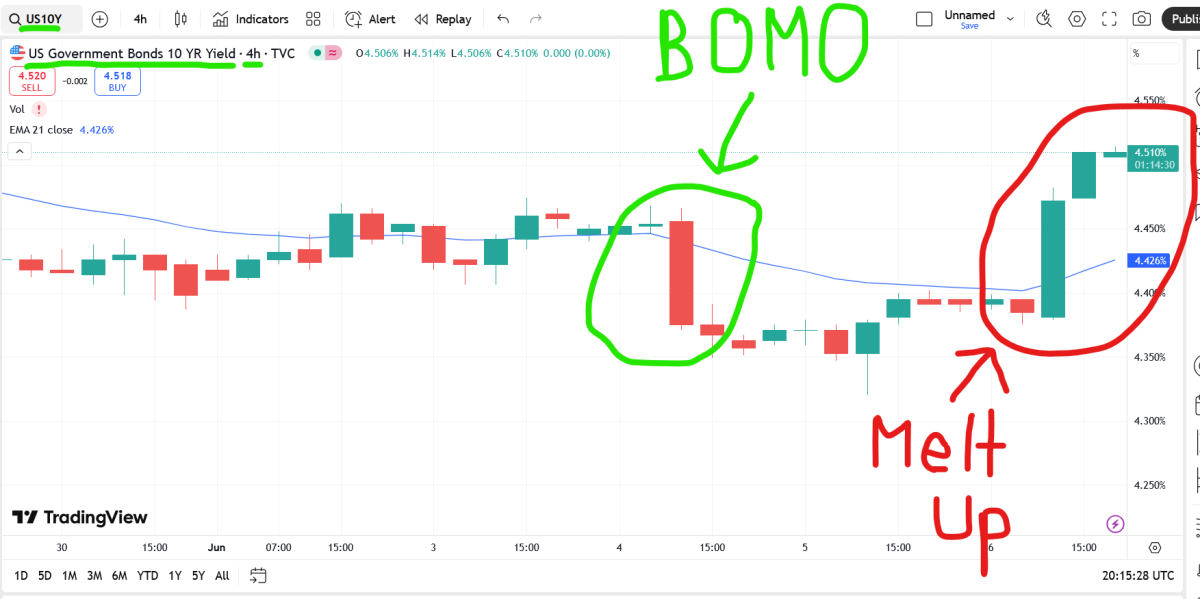 melt up and bond yields