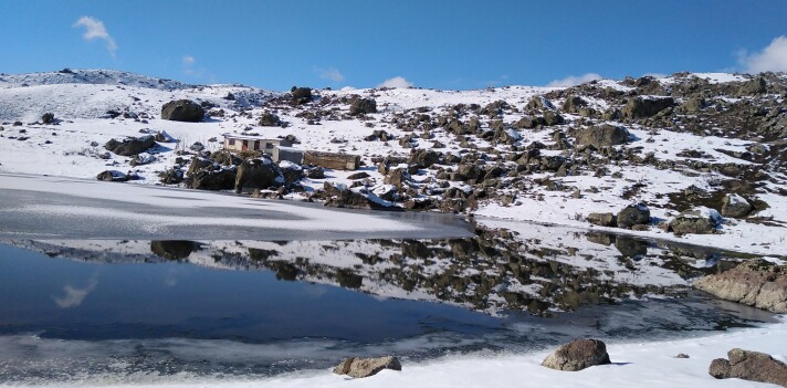 Dream of A frozen, Tranquil Lake