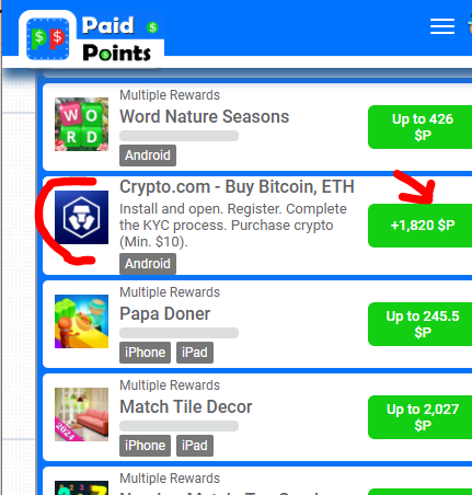 crypto.com exchange offer