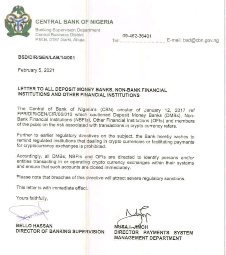 Bill pass by CBN