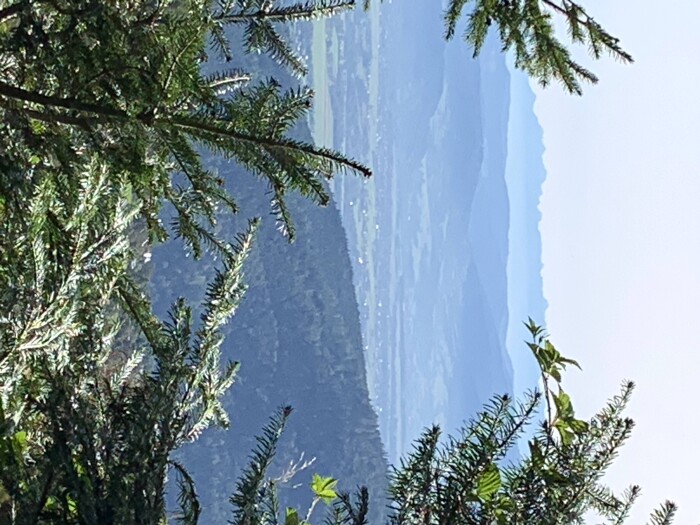 The Tatras viewed from Klimczok, Poland