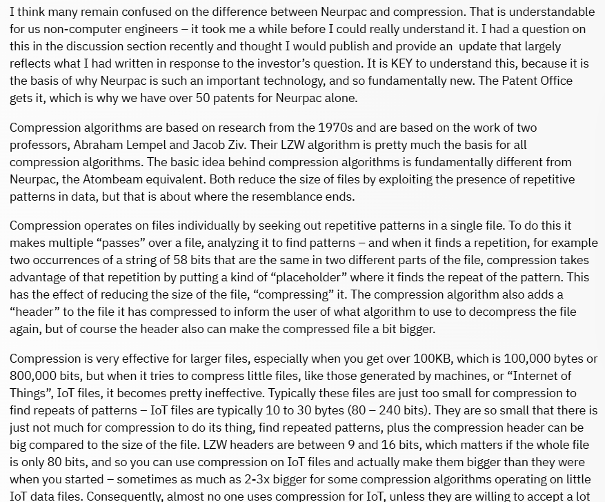 atombeam versus compression