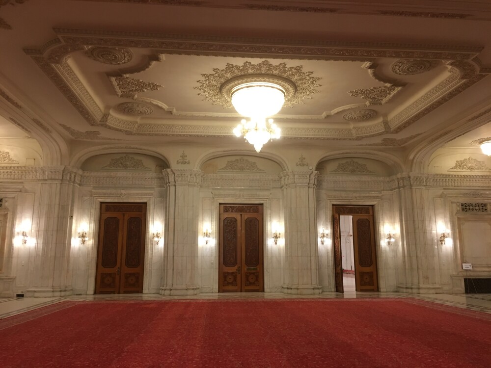 Inside Romanian Parliament