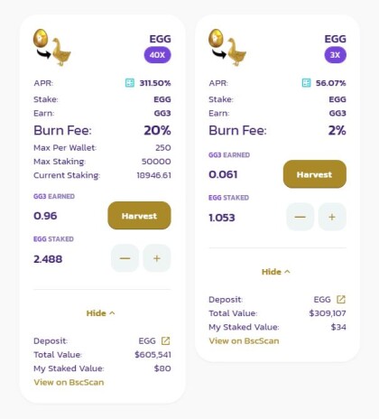 EGG incubator layer 3 goose defi