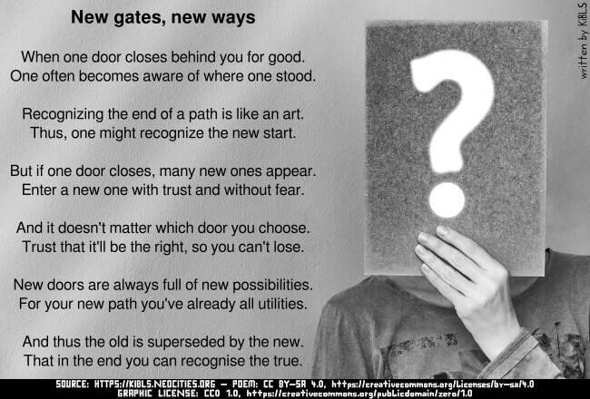 New gates, new ways