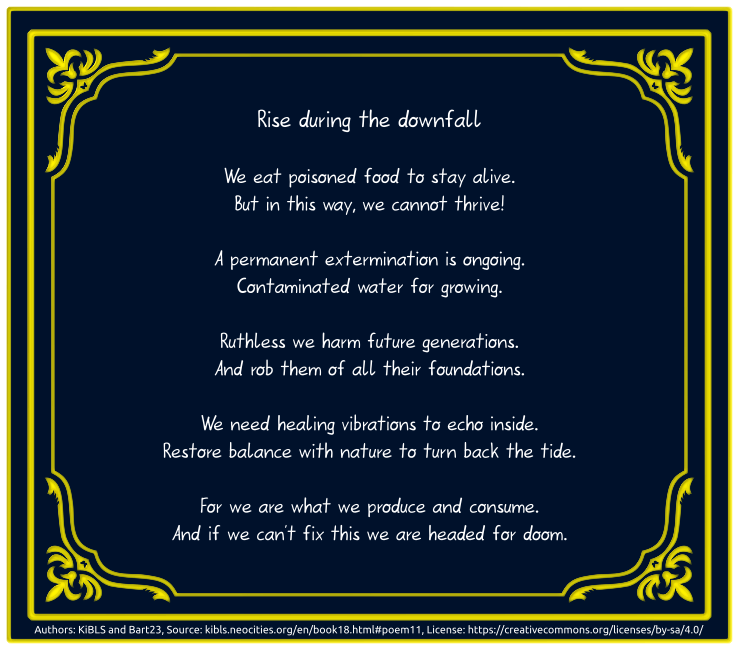 Rise during the downfall