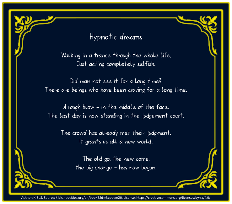 Hypnotic dreams