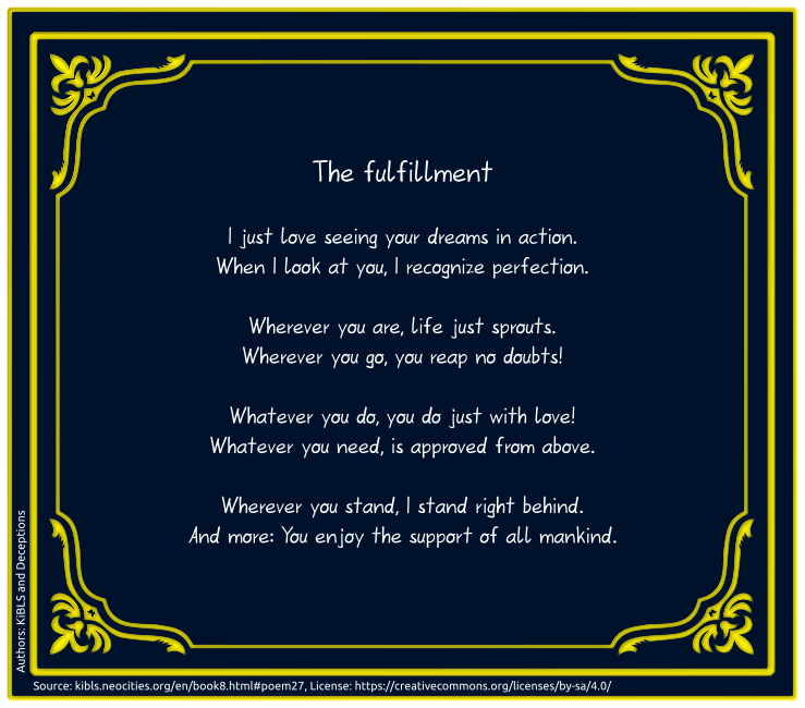 The fulfillment