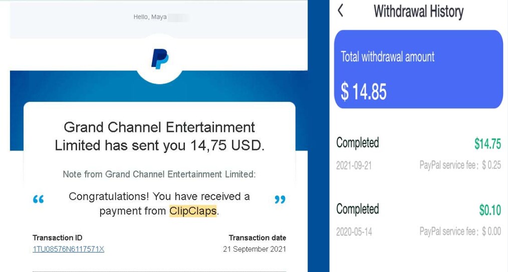 clipclaps payment proof