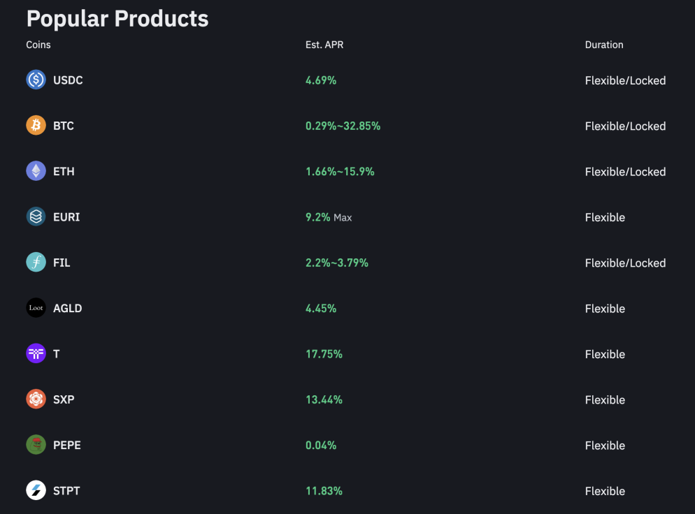 Put Your Bags to Work with Binance Earn