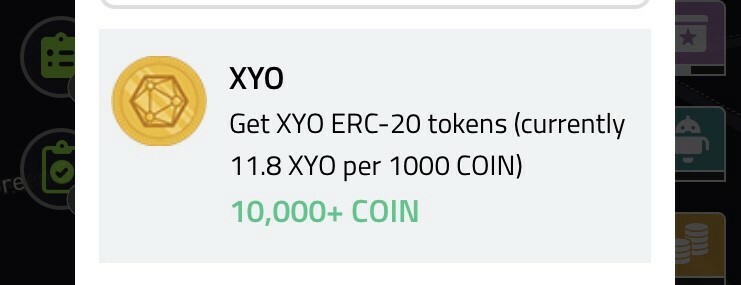 Snapshot taken within the COIN iOS app by Author
