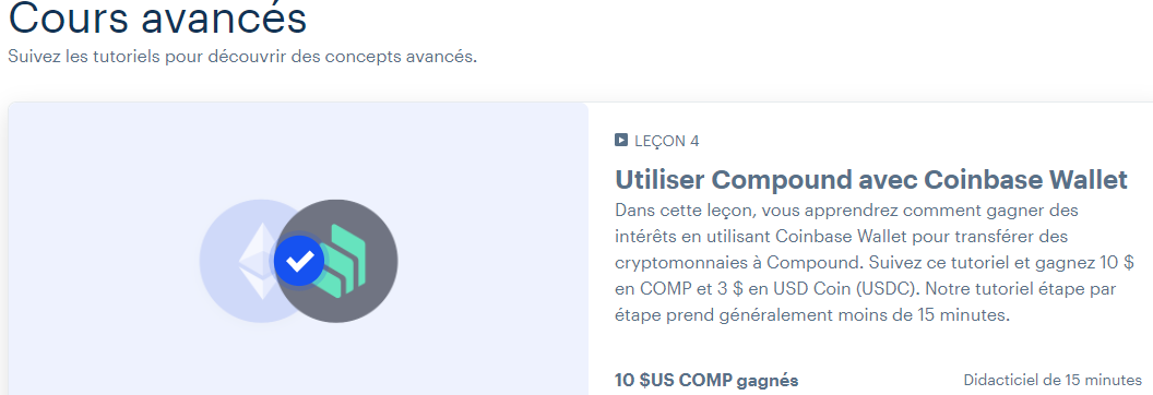 Earn 59 dollars COmpound on Coinbase