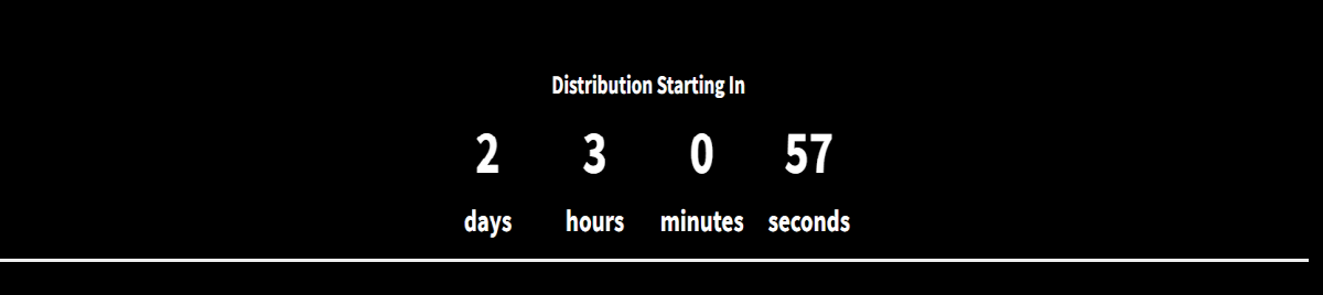 Ethereum distribution counter