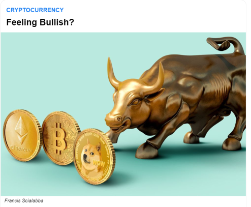 Cryptocurrency section from today's Morning Brew