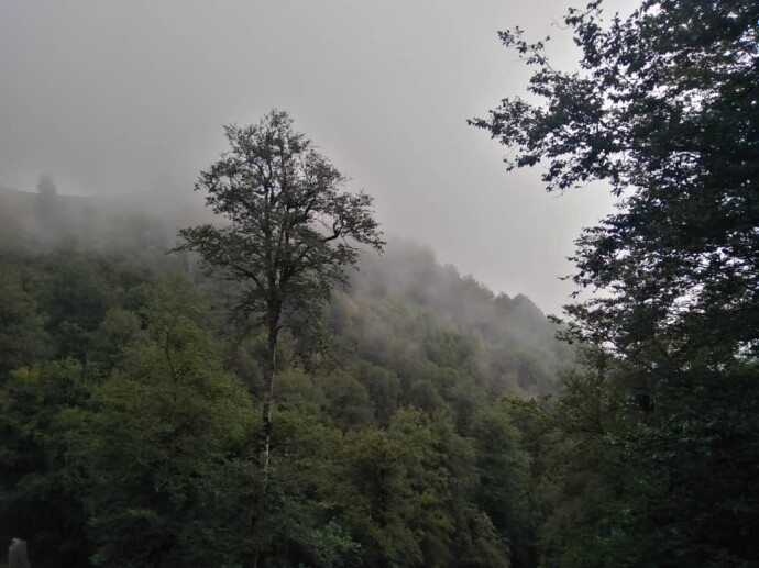 Mountain village of “Asalem” in Talesh- Iran – Through the Haze