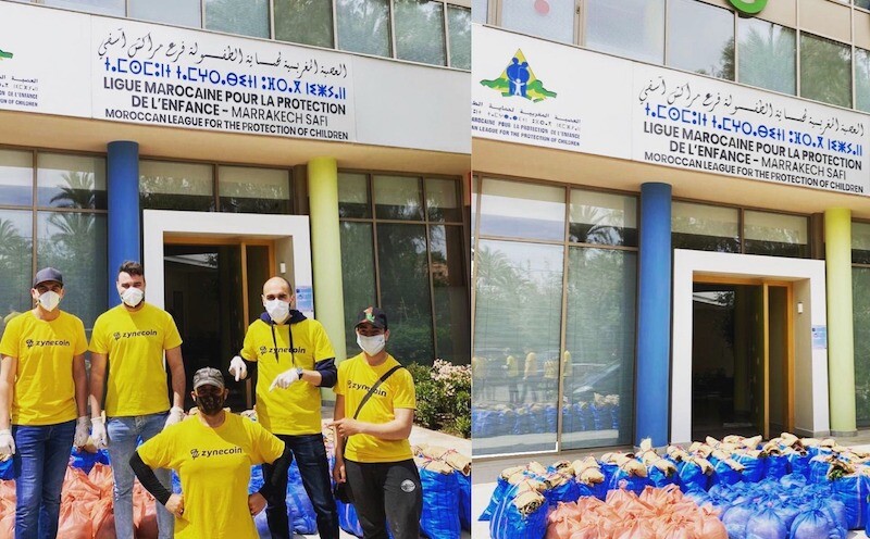 Zynecoin distributes 1.5 tonnes of food per week amid COVID-19