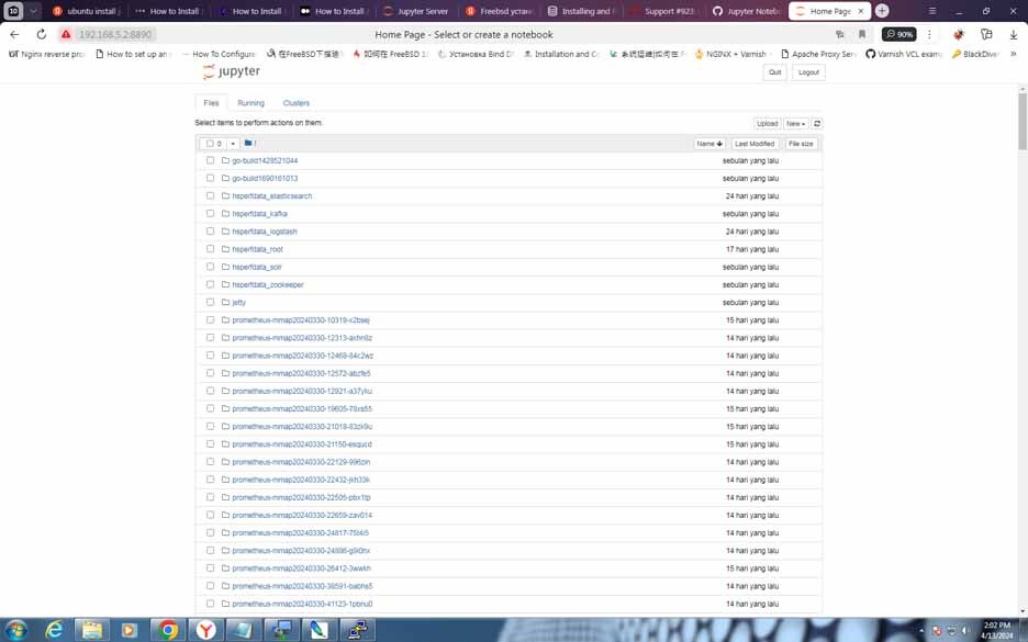 Directory file jupyter notebook