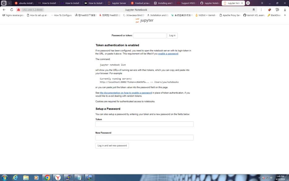 Log in to Jupyter Notebook