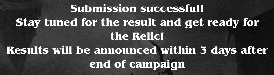 submission successful