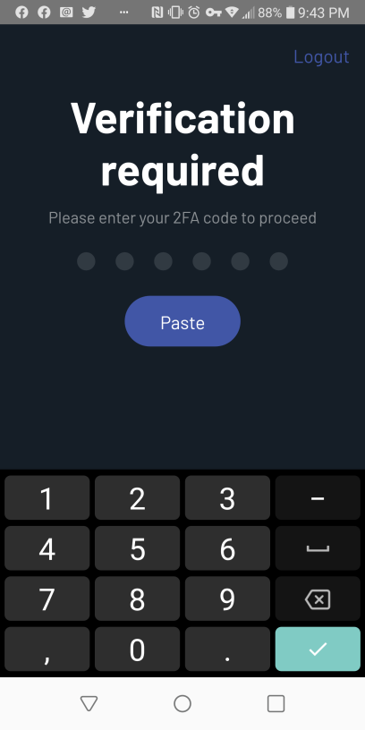 2-factor authentication