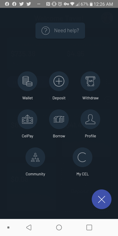 User interface