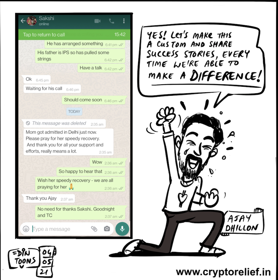 covid-19, health, india, cryptorelief, dintoons