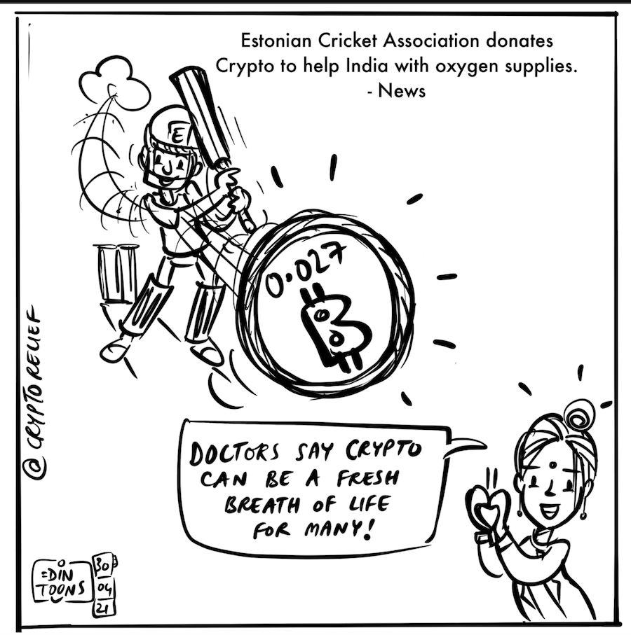 crypto donation, cryptorelief, india