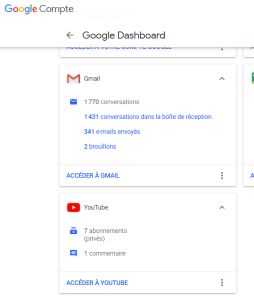 On Google Dashboard, you can delete every informations of yours