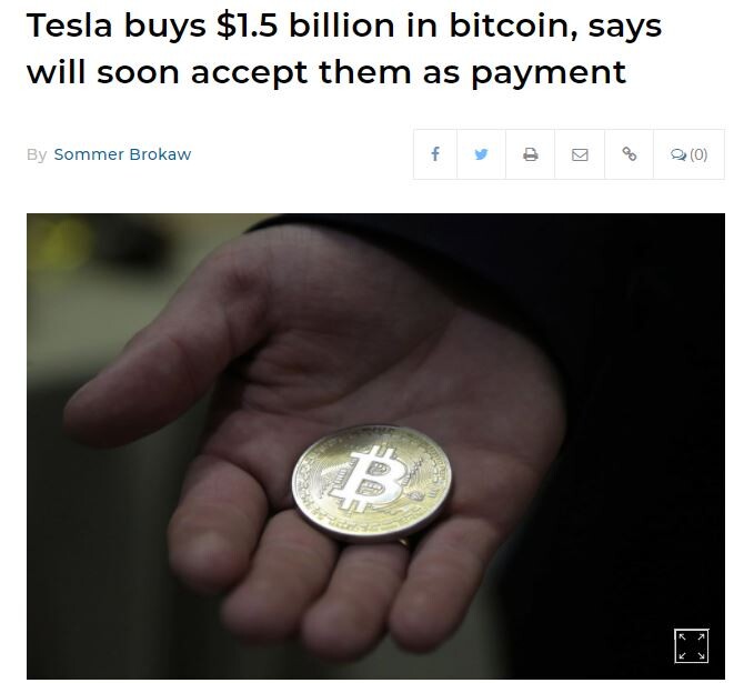 tesla bitcoin